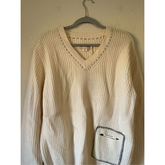 NWT tretorn 100% wool oversized sweater size large - Picture 3 of 8